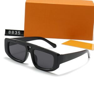 HEIßE neue Luxus-Designer-Marke quadratische Sonnenbrille Designer-Sonnenbrille Hochwertige Brillen Damen Herren Brillen Damen Sonnenbrillenglaslinse Unisex