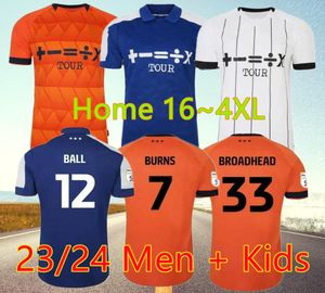 2023 Ipswich Town CHAPLIN Camisas de futebol CHAPLIN QUEIMA HIRST QUEIMA BROADHEAD LUONGO BALL 23 24 HOME AWAY homens crianças camisas de futebol