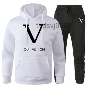 Fashion Autumn Winter Men's Tracksuits Women Designer Clothes Set Hoodie Pants Jacket Casual Sweatshirt Tech Fleece Louishoodies Joggers Tryck på Sweatsuit SR9B