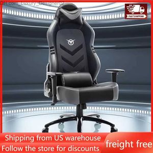 Other Furniture Ergonomic Desk Office PC Chair Gamer Chairs With Wide Seat Mobile Big and Tall Gaming Chair Furniture Reclining Back Computer Q240129