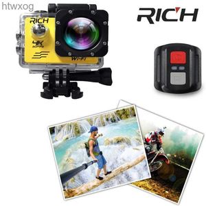 Sports Action Video Cameras RICH V903R Model Action Camera Wifi 2.0 LTPS LED Sports extreme Recorder Marine Diving 1080P HD DV 30M waterproof sports Camera YQ240129