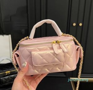 Designer-clássico luxo mulheres bolsa diamante treliça corrente couro crossbody saco carta cor sólida bolsa de ombro