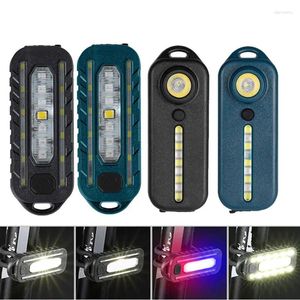 Lanternas Tochas Mini Lanterna Fina Tática Polícia Luz de Ombro com Clipe USB Recarregável Bicicleta Luzes de Advertência Cap Capacete Lâmpada