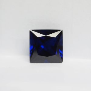 Gemstones Meisidian 5A Quality Square Princess Cut 5.5x5.5mm Lab Royal Blue Sapphire Stone