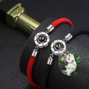 Braccialetti Personalizzati Braccialetto con foto personalizzato Braccialetto con foto di proiezione per donna Ragazza Amica Coppia Gioielli Regalo commemorativo per la festa della mamma