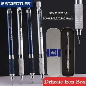 Staedtler mechaniczny ołówek 925 25/35 metalowy grawitacja o niskim środku 0,3/0,5/0,7/0,9 mm profesjonalny rysunek ręcznie szkicowanie 240123