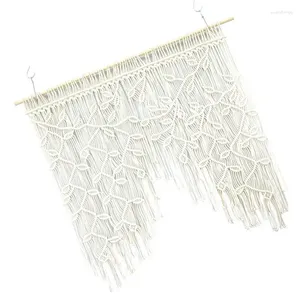 Tapisserier Tapestry Wall Art Macrame With Tassels Handmade Boho Home Decoration Bohemian Woven For Living Room Porch