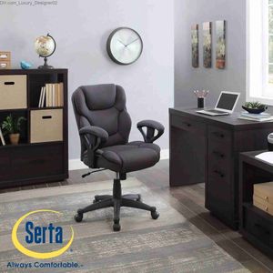 Другая мебель Офисный стул Big Tall Fabric Manager выдерживает до 300 фунтов Серый Q240129