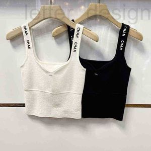 Designer luxury Women's Tanks & Camis round neck suspender top short wave slim women 765C