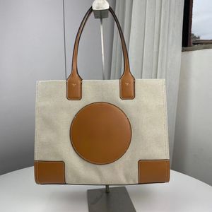 Moda tote çanta tasarımcı çanta 10a büyük kapasite Patchwork deri el çantası ile yeni tuval omuz çantası yeni lüks marka moda alışveriş çantası klasik üst çanta