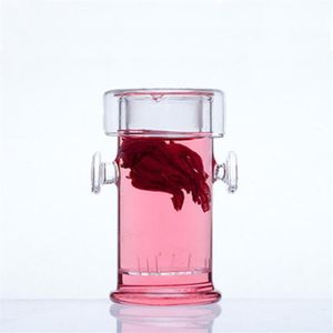 Glas tekannor med filterklart värmebeständig borosilikat blommande tekannelvärmebeständiga tekannor för Puer Flower Tea Promotion2323