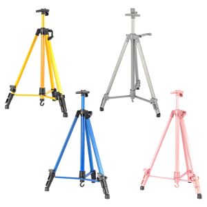 Malzemeler Ayarlanabilir yükseklik boyama şövale çizim tahtası eskiz sanat sanatçısı tripod ekran tablosunda tabanda sergilemek için standı