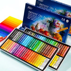 供給48colorsオイルパステルアーティスト用のグラフィティソフトパステルペイン絵画描画ペンスクールスタッタリーアートサプライソフトクレヨンセット
