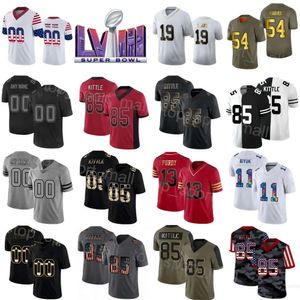 Super Bowls 2024 LVIII FOTBALL 32 Tyrion Davis-Price Jerseys 23 Christian McCaffrey 25 Elijah Mitchell Deebo Samuel Brandon Aiyuk Brock Purdy George Kittle 49ren