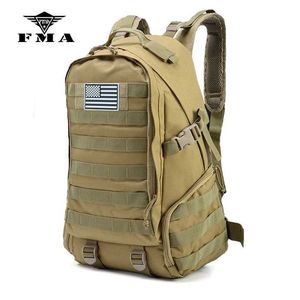 Sacos de caminhada FMA TÁTICO Mochila Militar Exército Tático Pacote de Assalto À Prova D 'Água Molle Bug Out Mochilas Caminhadas Ao Ar Livre Camping Caça YQ240129