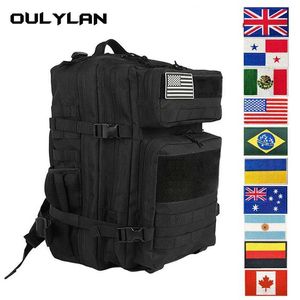 Torby turystyczne 25L/45L Wojskowy plecak dla mężczyzn dla mężczyzn Red Pink Camping Horing Akcesoria 3p Army Molle Rucksacks Bag szturmowych YQ240129