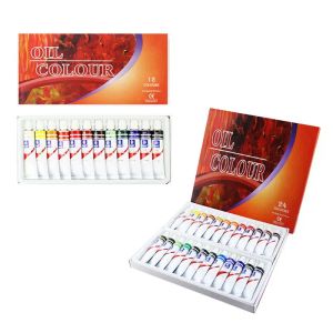 Dostarczenia 12 ml 12/24 Kolory Profesjonalne malowanie olejków Rysowanie Pigment Rurki Zestaw Art Art Materpies dla początkujących