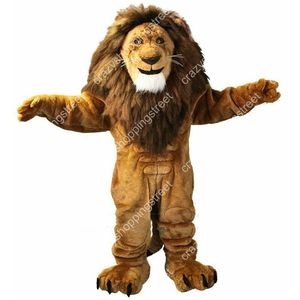 Cool Lion Mascot Costume Cartoon Character Outfits Halloween Christmas Fancy Party Dress Adult Size Birthday Outdoor Outfit Suit