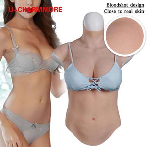 Costume Accessories Costume Accessories 8th Silicone Fake Boobs Half Body with Bloodshot Crossdressing Transgender Sissy Drag Queen Cosplay