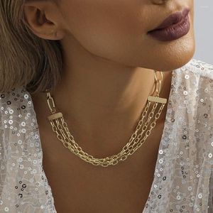Halsband Mode Retro Kette Halskette Für Frauen Nische Design frauen Hals Schlüsselbein Schmuck Großhandel Direkt Verkäufe