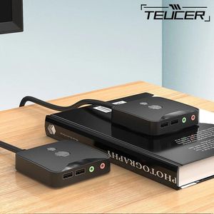 Computerkühlungen Teucer KG-02 Desktop-Switch-Netzteil Ein/Aus-Druckknopf mit 1,6 m Kabelhalterung für PC-Host