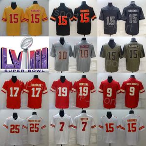 Super Bowls 2024 Football 7 Harrison Butker Jerseys 15 Patrick Mahomes 10 Isiah Pacheco 25 Clyde Edwards-Helaire 19 Kadarius Tone