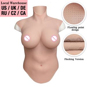 Accessori per costumi Accessori per costumi 7th Pettorale in silicone per metà corpo senza olio Forme per il seno con tette finte per Trans Crossdresser da ragazzo a ragazza Transgirl