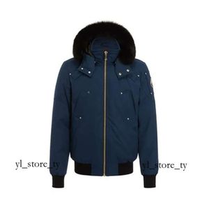 Mooses Knuckle Down Jacket da uomo con collo in pelliccia Parka invernale impermeabile bianco anatra cappotto mantello moda uomo e donna coppie Mooses Knuckle Jacket giacche di volpe bianca 8621