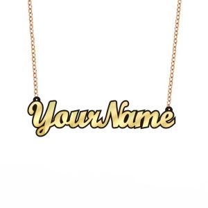 Collana Ai Collane personalizzate Targhetta in acrilico tagliato al laser Parola Collana con nome personalizzato Collana personalizzata Gioielli con dichiarazione Hip Hop