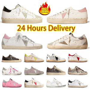 2024 OG Golden Designer Shoes Sneakers Shoes Casual Shoes Star Shoes Luxury Dirty Old Loafers Italy Brand Original Platform Trainers Mens Womens Big Size 35-44