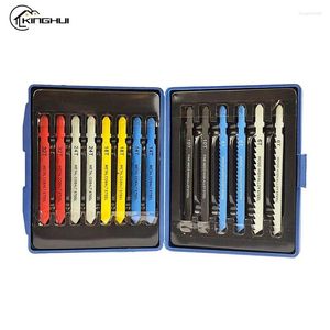 14pcs Jigsaw Blade Assorted T-shank Set Metal Steel Fitting For Plastic Cutting Woodworking Tool