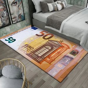 Teppiche, 100-Dollar-Teppiche, Teppich, Eingang, Pfund, Wohnbereich und Schlafzimmer, EUR-Schein, Läufer, Teppich, Papiergeld, 100-Dollar-Schein, Lounge-Teppich, Wohnzimmer, Schlafzimmer, Heimdekoration