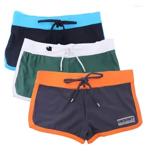 Underpants 2024 Homens Swimwear Alta Qualidade Sexy Boxer Beach Shorts Mens Swim Trunks Homens para