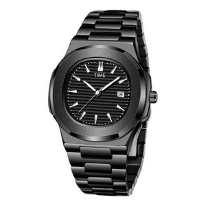 Square Staninless Steel Nowy mężczyzna kwarcowy zegarek dla mężczyzn dla mężczyzn luksusowa moda bransoletka bransoletka