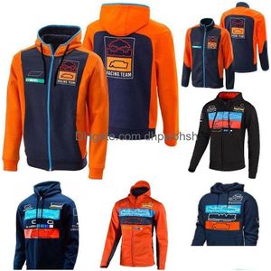 Motorcykelkläder Motocross Jersey Moto Mens Sweatshirt Off-Road Fans Racing Sacka Jacket Locomotive Cycling Hoodie Knight Overiz D DHSLK