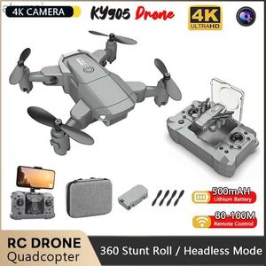 Дроны Mini HD 4K Drone Camera Режим высокого удержания Складной RC FPV WIFI Аэрофотосъемка Квадрокоптер Игрушки с аккумулятором Игрушки с дистанционным управлением YQ240129