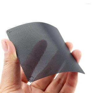 Computer Coolings 5pcs / Lot Cuttable Black PVC PC Fan Dust Filter Dustproof Case Mesh 120x120mm