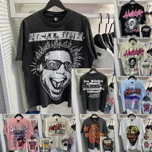 Hellstar-Shirt, T-Shirt, Herren-Designer-T-Shirt, Damen-Hellstar-Grafik-T-Shirt, Gothic-Mode, kurzärmelig, Straße, Hip-Hop-Tops, T-Shirts, T-Shirt, Sommerkleidung