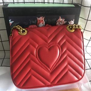 Классические женские сумки Love Heart Wave Pattern Сумка на ремне Сумки на цепочке Кошелек из натуральной кожи Женская сумка Messenger Bags152x