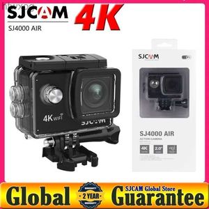 Spor Eylem Video Kameralar Sjcam SJ4000 AIR 4K 30 FPS Action Camera Allwinner Tipes Seti 1080P 60FPS WiFi Sport DV 2.0 Mini Kask Kamera Su Geçirmezlik