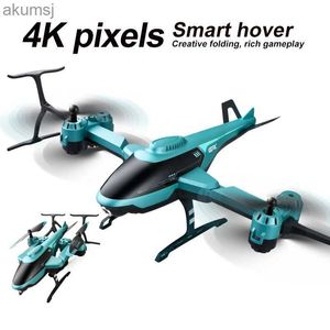 Drones Professional V10 Plano de caça RC Mini Drone 4K HD Câmera FPV Drones Helicópteros Quadcopter Toys Remote Control Smart Hover Toy YQ240129