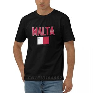 T-shirty męskie 100% bawełniana flaga malty z literą