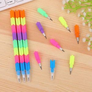 Party Favor 12PCS Rainbow Multifunction Pencil Gift Birthday Kids Guests Souvenir Giveaway Kindergarten Award Child Pinata