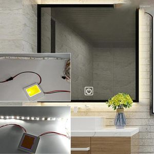 Deckenleuchten, Touch-Sensor-Schalter, 12 V, 5 A, Einzel-/dreifarbiger LED-Smart-Einzelschlüssel-Dimmer für Badezimmerspiegel