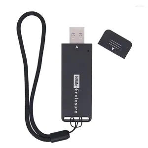 Computerkabel NVME-Gehäusegehäuse SSD-zu-USB-Adapter M.2-Box 10 Gbit/s USB3.1 Typ-A PCIe M2 für 2230 2242-Laufwerk