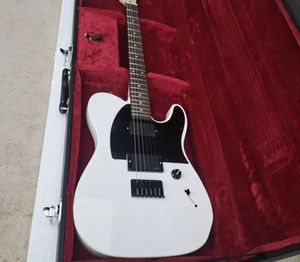 2024 gorąca wyprzedaż tl gitara płaska biała jak Jim root sygnatury gitarowe gniazda gniazda podstrunnicy Rosewood Wysokiej jakości fabryka gitary elektrycznej Direct Electric Guitar