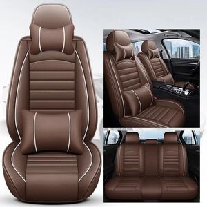 Car Seat Covers Universal All Inclusive Leather For Volvo S60L S90/XC60/XC90/V50/V60/XC40 /CX70 Auto Accessories Protector