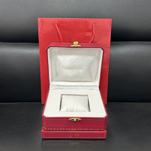 Spedizione gratuita Orologio rosso Scatola originale Documenti Borsa di carta Scatole regalo Borsa Orologio a palloncino Usa Scatole per orologi Custodie per borse Scatole misteriose hjd