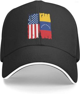 Ball Caps USA Venezuela Flagge Unisex Dad Hat Verstellbare Trucker Casual Baseball Cap