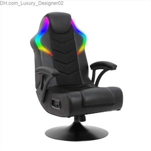 Andra möbler x rocker nemesis RGB Audio Pedestal Gaming Chair Black Mesh 31,89 x 26,97 x 40,94 Office Furniture Computer Chair Game Stol Q240129